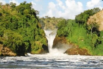 Murchison Falls is meant to be protected, yet faces threats from oil activity. Image courtesy of Earth Insight.