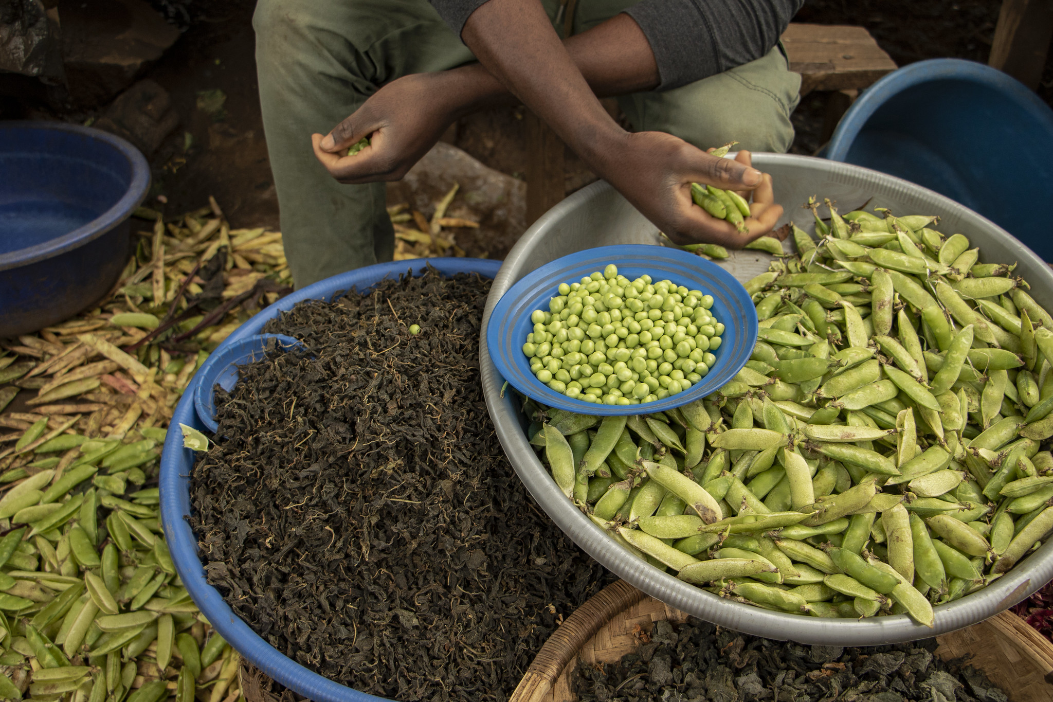 Lizulu Market in Malawi's capital, Lilongwe