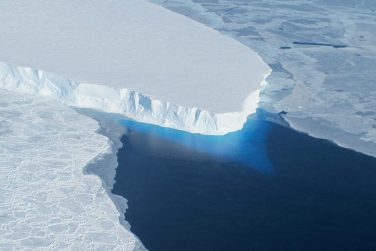 Thwaites Glacier in Antarctica.