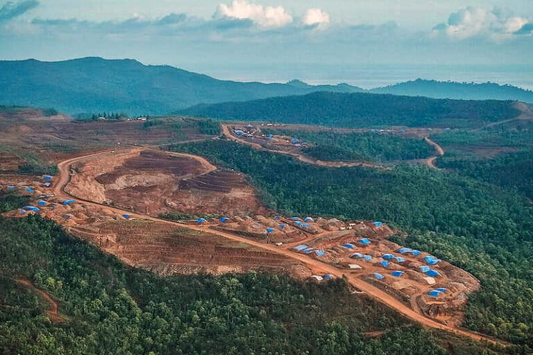 Documentation of PT Gag Nikel's mine, located on Gag Island, Raja Ampat.
