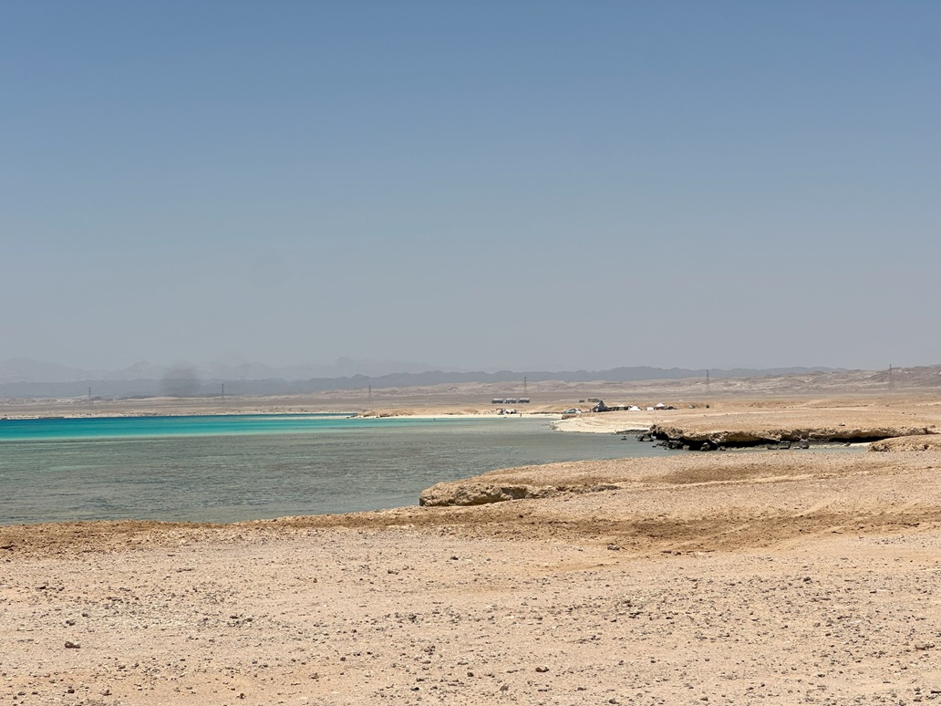 View of the reef from the northern tip of Ras Hankorab. Image by Mongabay.