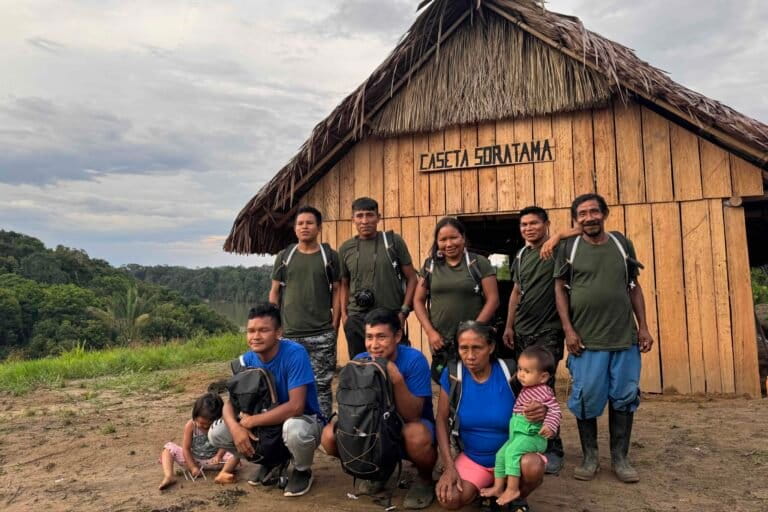 Indigenous organizations from the Amazon basin — representing more than 511 peoples — met in Brasilia on June 2 to discuss solutions they are implementing in their territories to address the global climate crisis. Image courtesy of Passu Creativa.