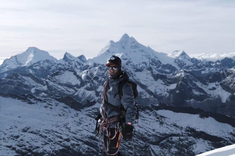 Yesid Achicue, an Indigenous mountain guide from the Cauca region in Colombia. Image courtesy of Yesid Achicue.