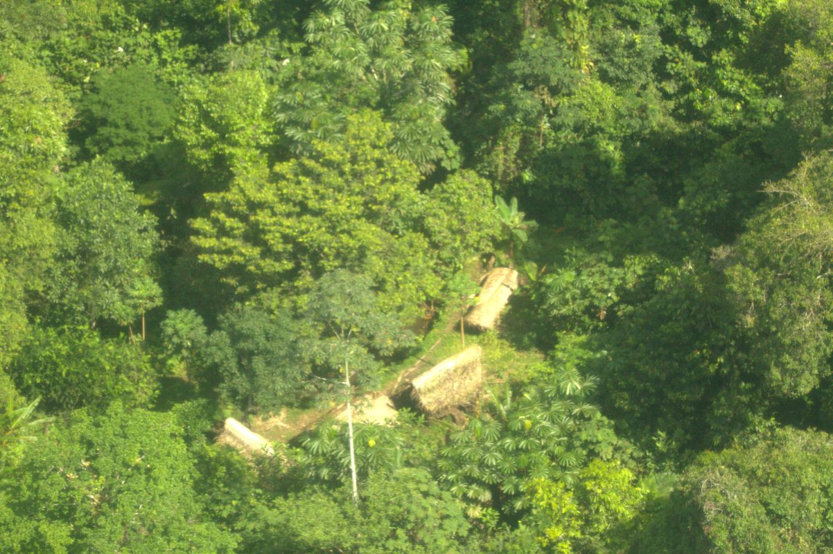 Photos from Loreto, Peru show evidence of isolated groups living in the Amazon. Image courtesy of the Regional Organization of Indigenous Peoples of the Peruvian Amazon.