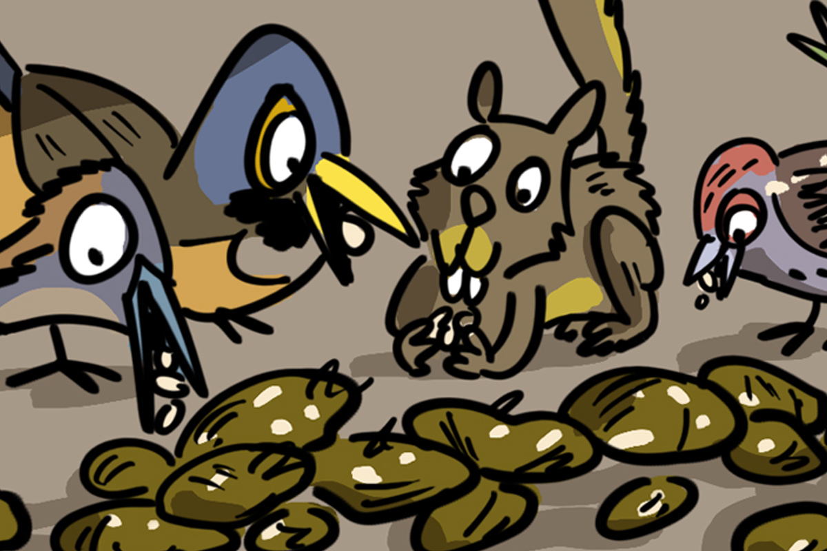 An invite to the tapir toilet buffet (cartoon)