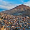 Cerro Rico mountain above the city of Potosí, Bolivia.