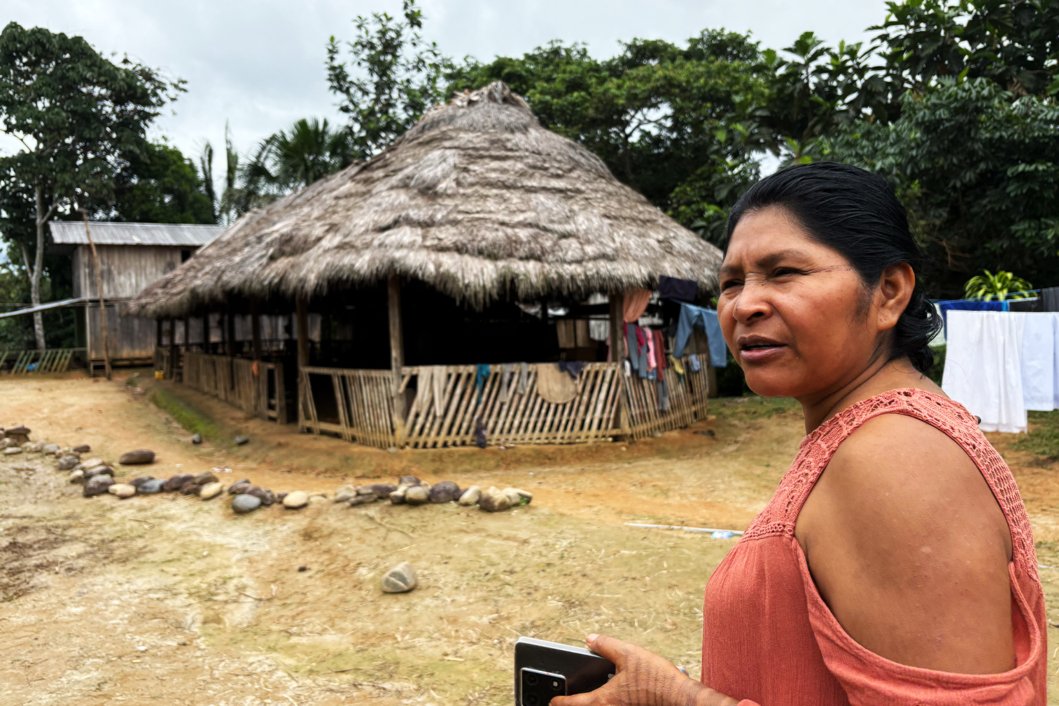 Sacha Gayas helps lead the community vision of sustainability of culture, land and people in Pakayaku.