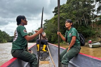 Female Indigenous guardians. Image by Brandi Morin.