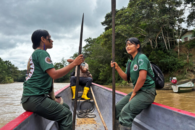 Female Indigenous guardians. Image by Brandi Morin.