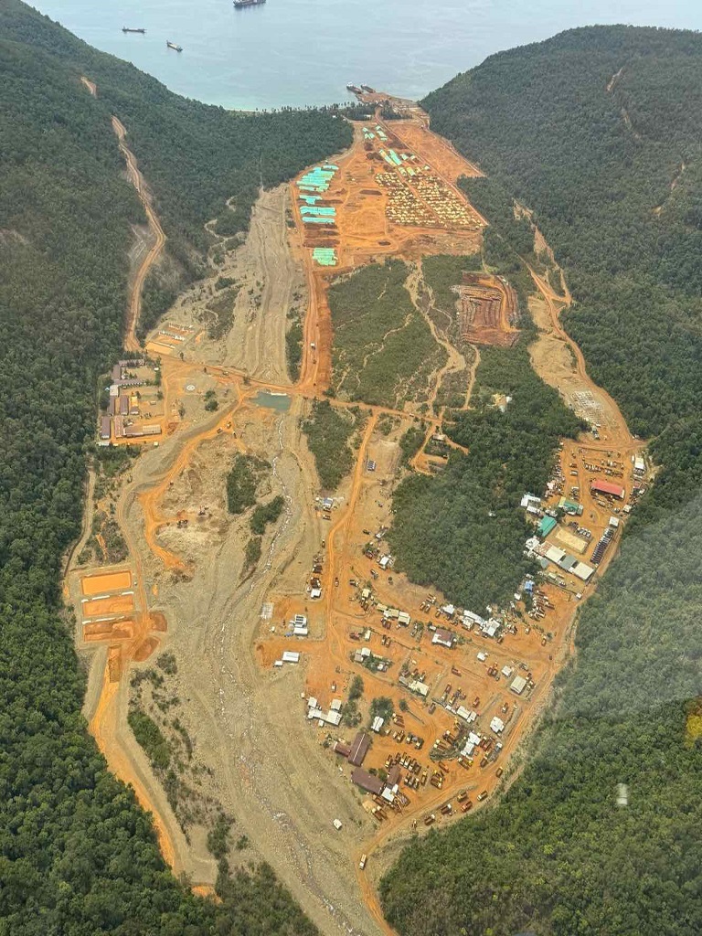 The administrative facility of the Pujada Nickel Mining Project in Barangay Macambol, Mati City in Davao Oriental in the southern Philippine island of Mindanao.