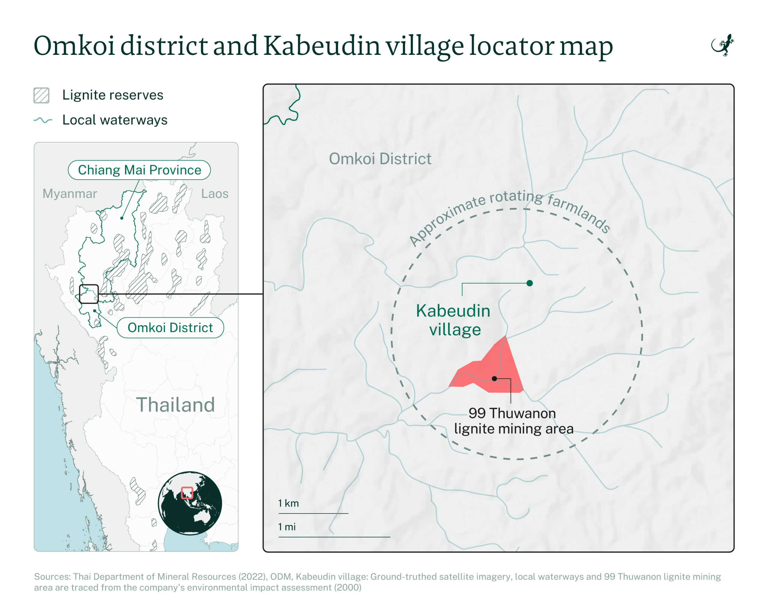 99 Thuwanon's coal mining concession would threaten local waterways that Karen communities depend on. Image by Emilie Languedoc / Mongabay.