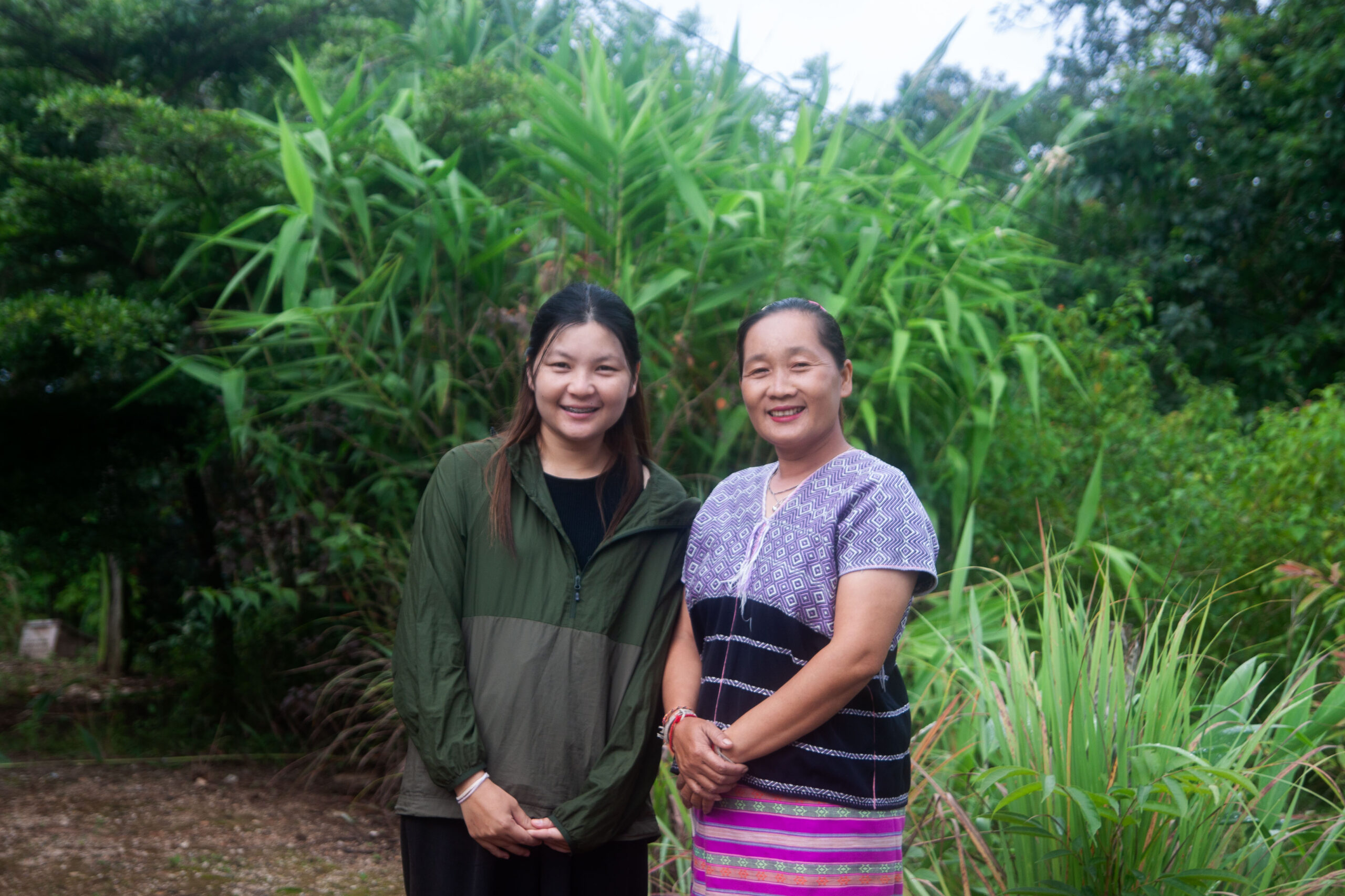 Duang (left) and Duangjai Wongsathong (right) have organized their community to fend off the mining company, but the coal concession has not been formally canceled. Image by Gerald Flynn / Mongabay.