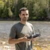 Samuel Bourgault, leader of the project part of the drone program at the MWIFMA. Image by Boris R. Thebia.