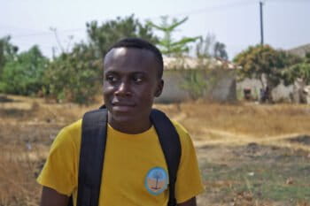 Youth activist Oliver Nyirenda in Kabwe. Image courtesy of Radio Workshop.