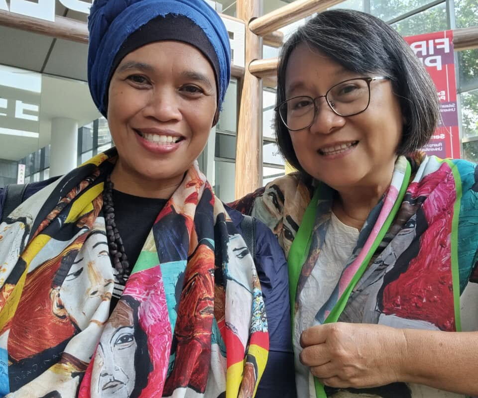 Sapariah Saturi and Sandra Moniaga. Photo courtesy of Saturi.