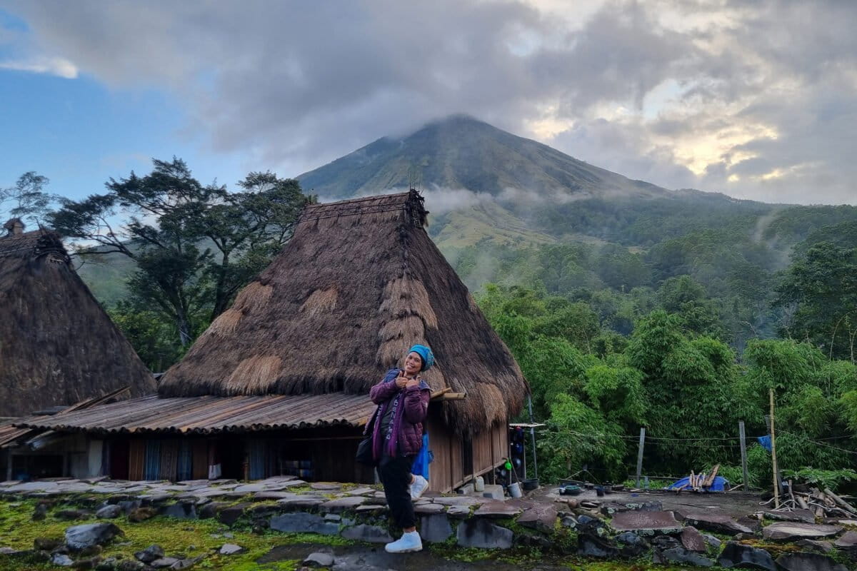 Sapariah Saturi in Flores. Photo courtesy of Saturi.