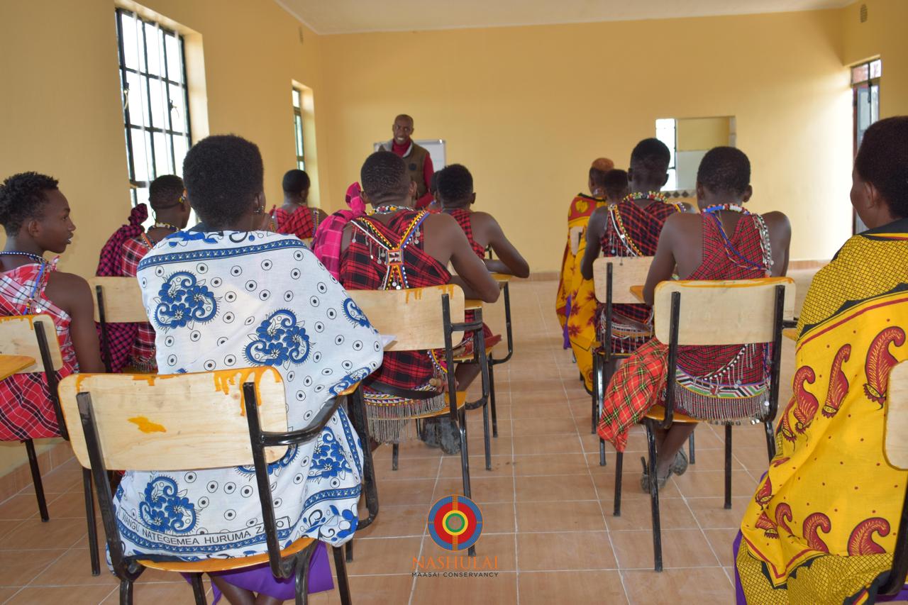 Education session in the Nashulai school. Image © Marianne Nord, courtesy of Nashulai Maasai Conservancy.