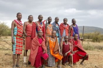 Maasai people in the Nashulai Maasai Conservancy. Image © Marianne Nord, courtesy of Nashulai Maasai Conservancy.