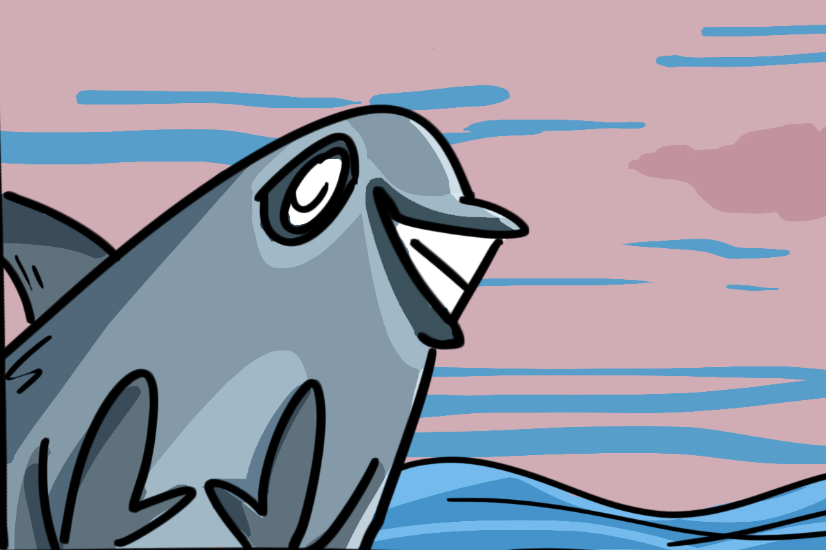 The last of the Vaquita Porpoise (cartoon)