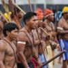 Indigenous people attend the People's Summit during the 30th Conference of the Parties (COP30). Photo by Rafa Pereira/COP30.