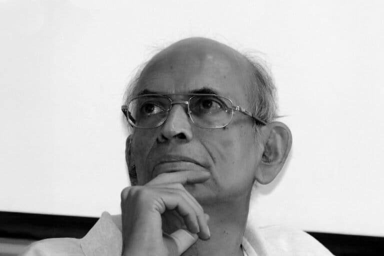 Madhav Gadgil in 2016. Photo by Syed Shiyaz Mirza