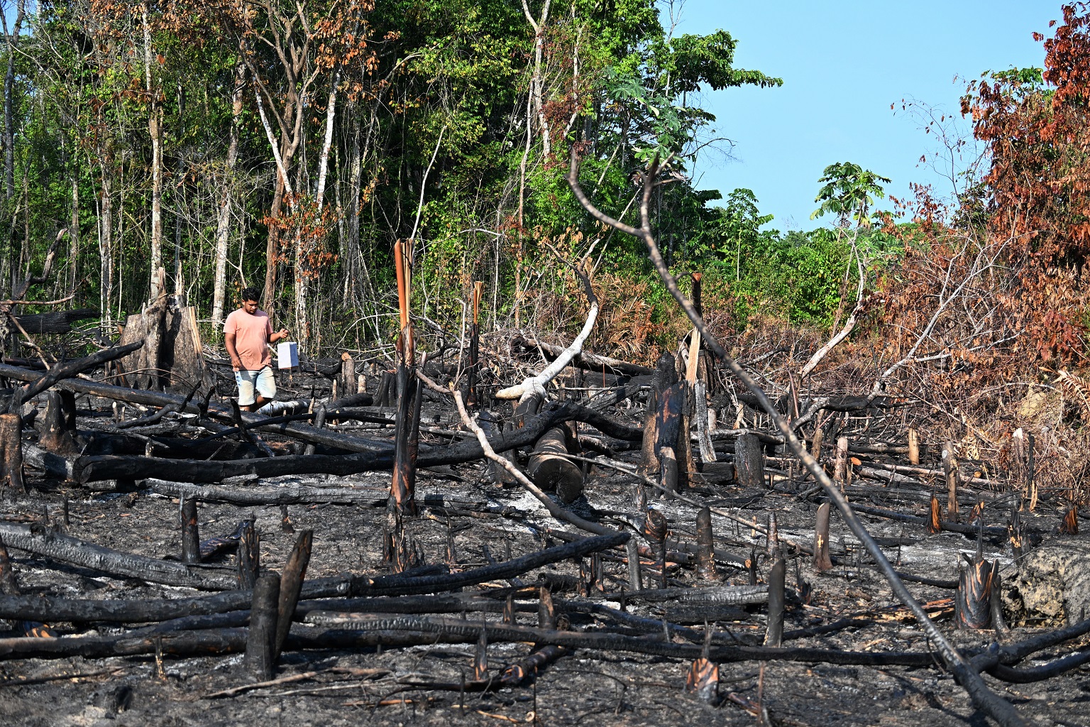 For thousands of years, local residents have used fire to clear vegetation for seasonal crops.