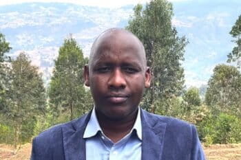 Twahirwa at Rwanda’s flagship Gorilla Naming Ceremony, at the foothills of Volcanoes National Park in the village of Kinigi in northern Rwanda. Image courtesy of Jean Leonald Karuranga.