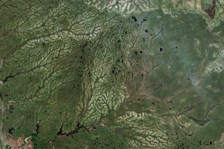 Satellite image of the eastern part of the Cape York Peninsula in Australia. Courtesy of Earthstar Geographics SIO / Microsoft maps