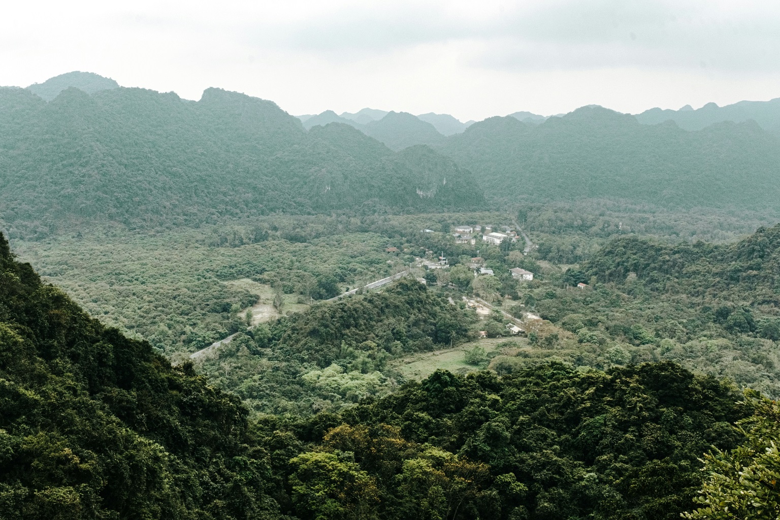 The mountains of Lan Ha Bay, Vietnam. Humid heat waves can affect places thousands of kilometers away from their ocean origins.