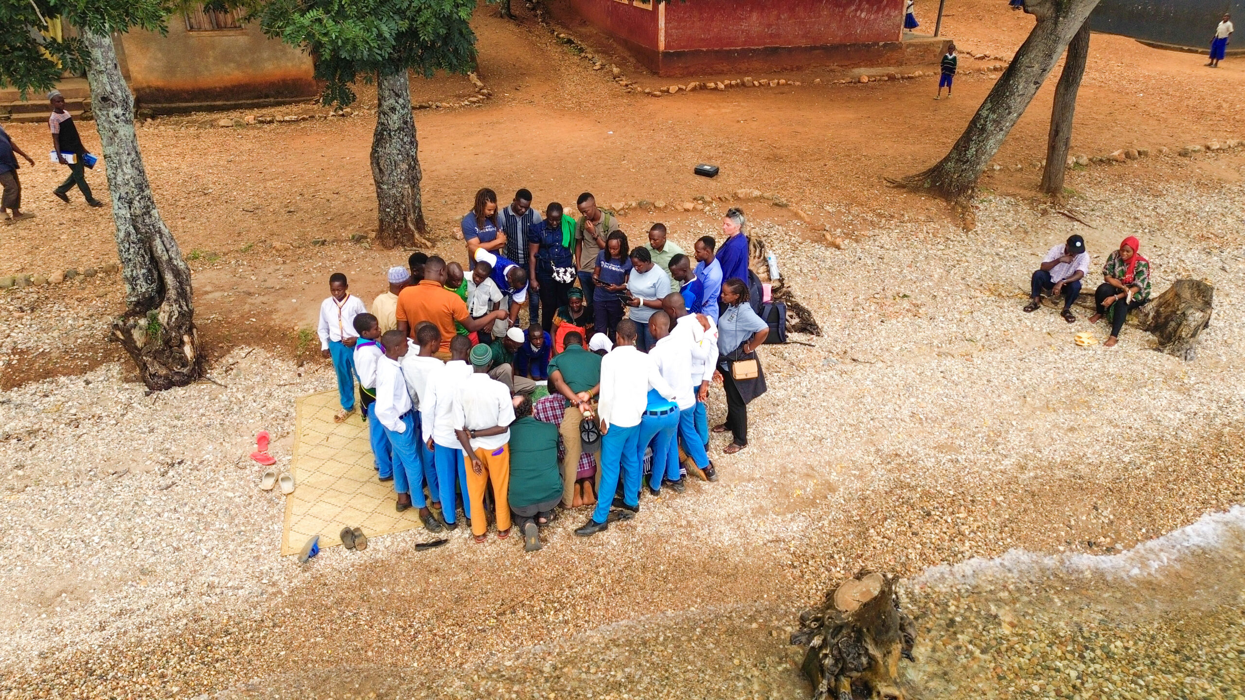 Merlin Van Lawick says he spent a lot of time “learning through doing” in the field in Tanzania, connecting with communities and seeing firsthand the complexity of conservation work. Image courtesy of Merlin Van Lawick.