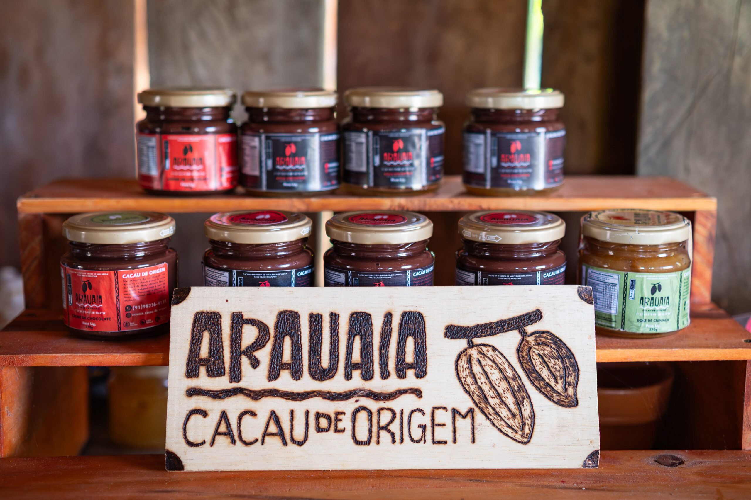 Elene named her cocoa and chocolate brand Arauaia after the river where she grew up in Barcarena. Image by Cícero Pedrosa Neto.