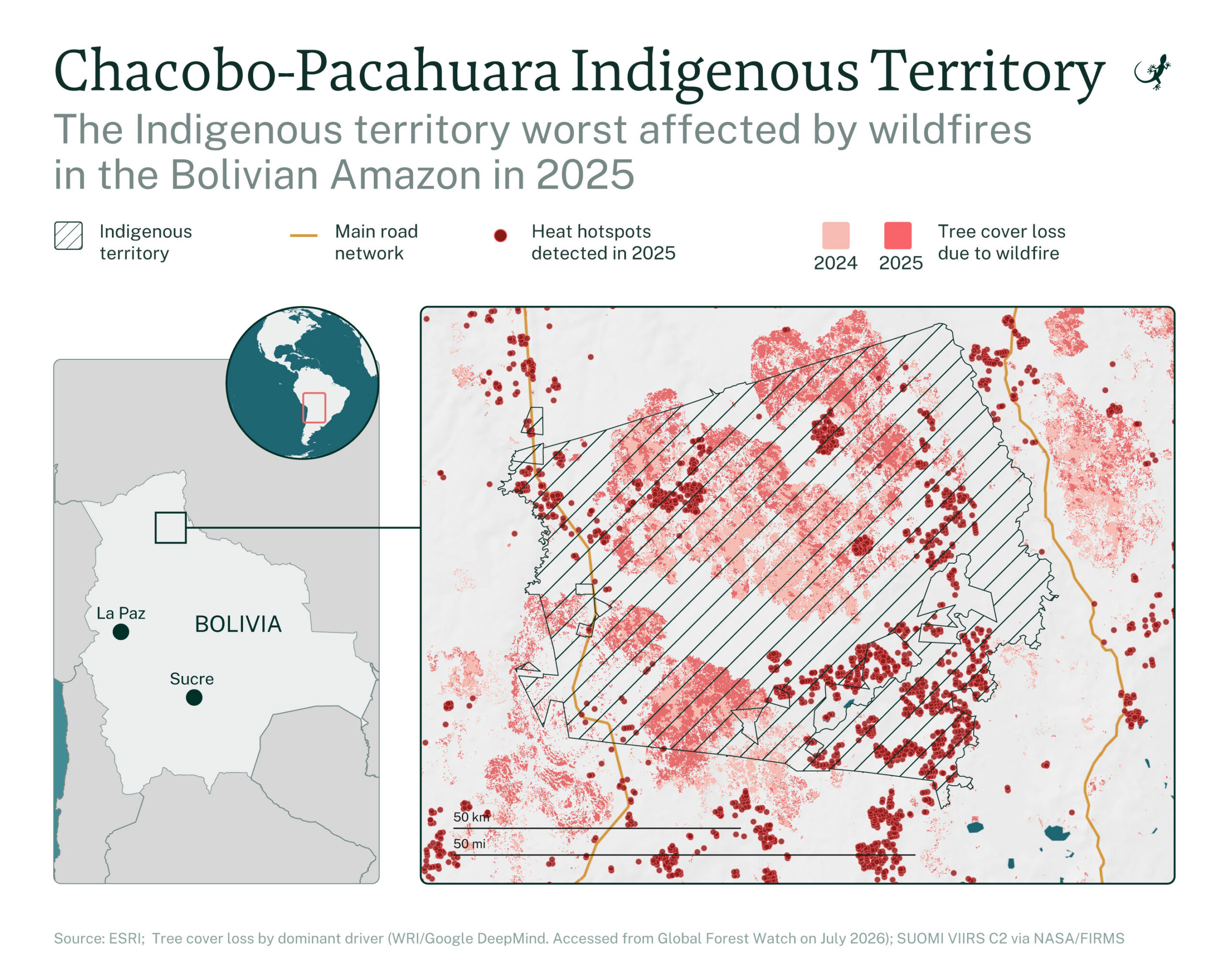 Third year of wildfires threaten isolated Indigenous group in Bolivia