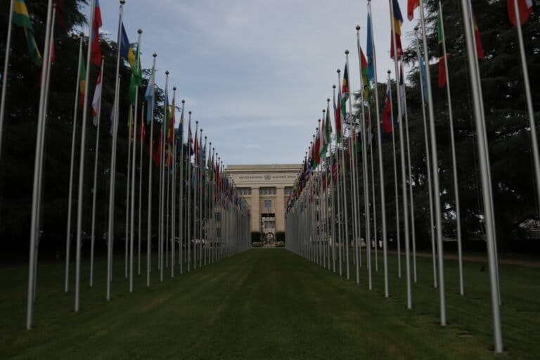 United Nations Headquarters in Geneva. Image by Dionne Phillips.