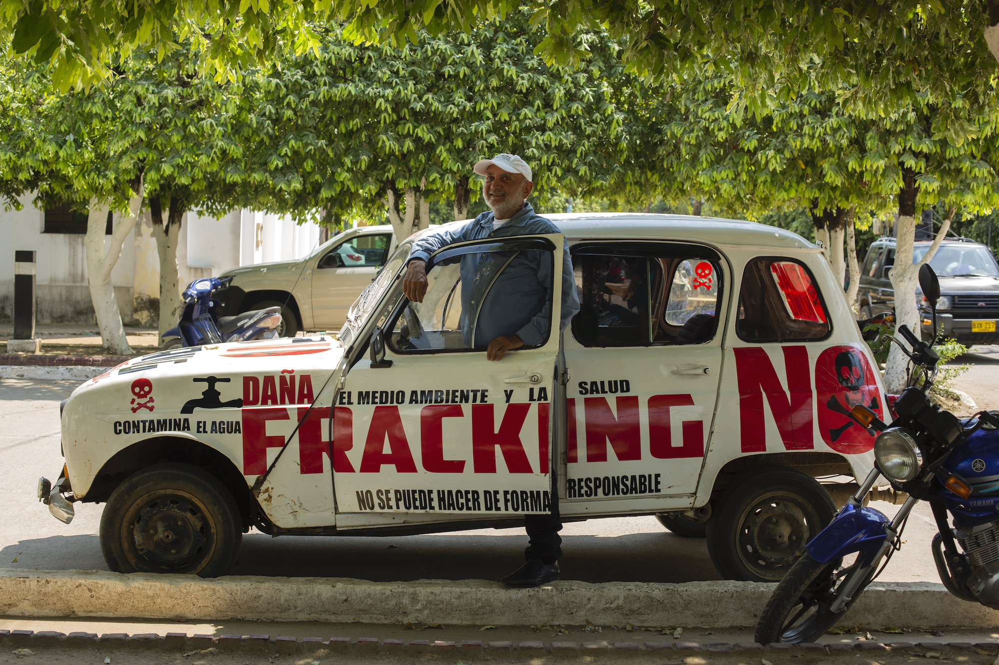 Fracking en Colombia. Leonardo Gutiérrez, presidente de la Asociación de palmeros de Puerto Wilches. Foto: Pilar Mejía - Semana.