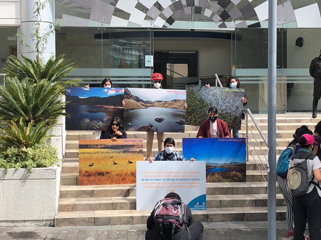 Consulta popular Cuenca. La intención de convocar a una consulta popular es cuidar el agua de Cuenca. Fotografía de Kim Baert.