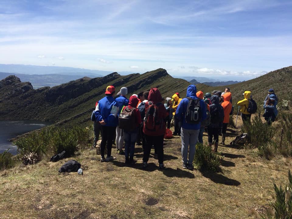 Visitantes recorren el Parque Chingaza. Foto: Facebook Corpochingaza.