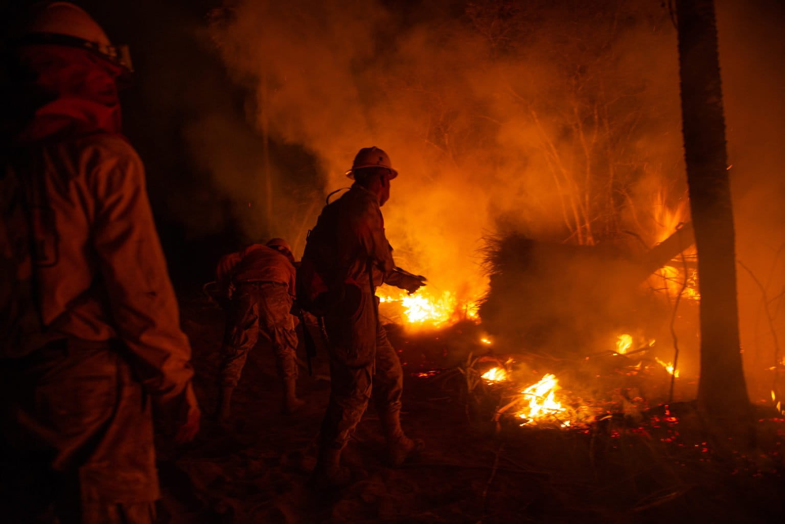 Fires in Ñembi Guasu in 2021. Image by Claudia Belaunde for FCBC.