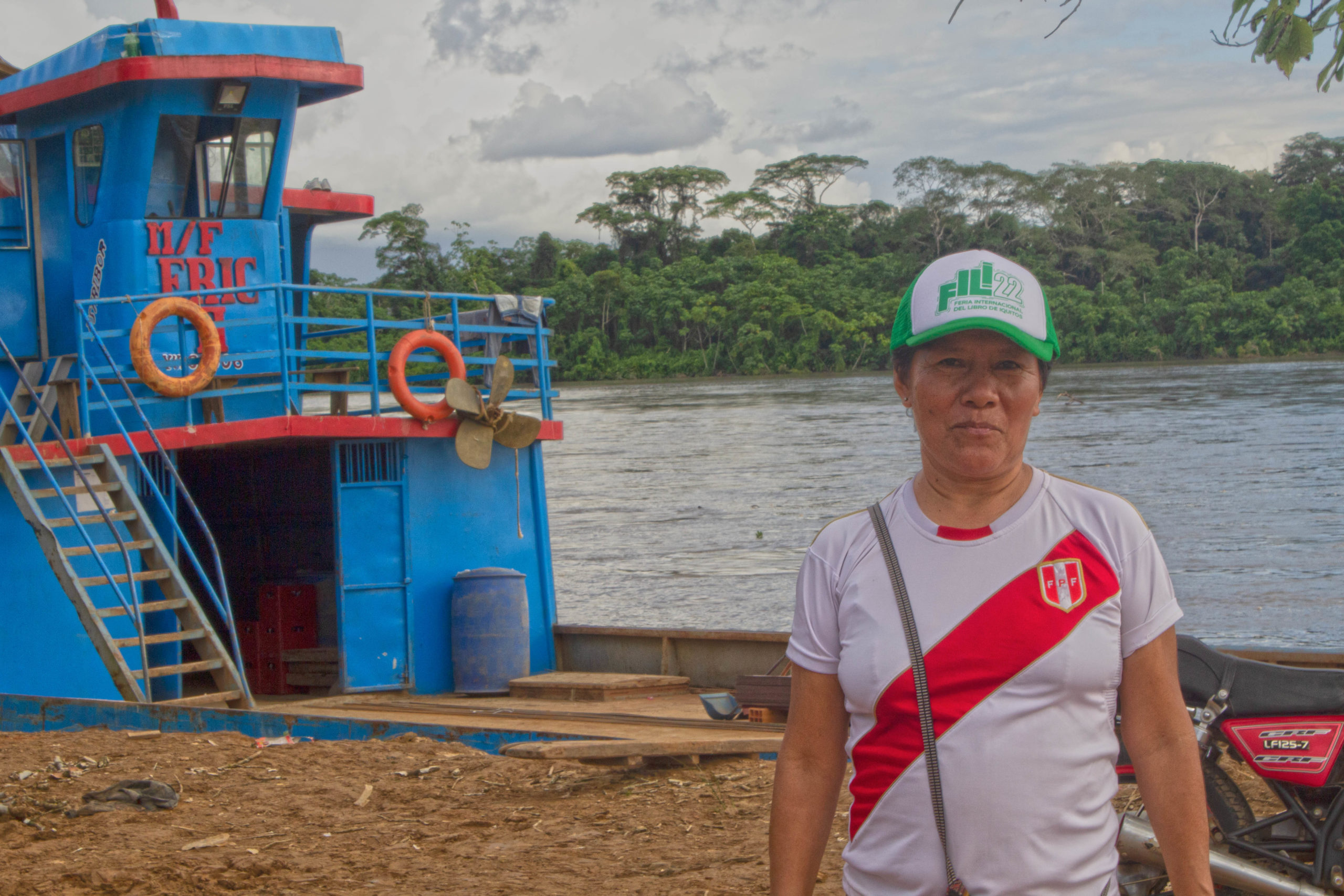 Malquia Dahua dirigenta quechua y monitora ambiental de Nuevo Porvenir. Foto: Gloria Alvitres.