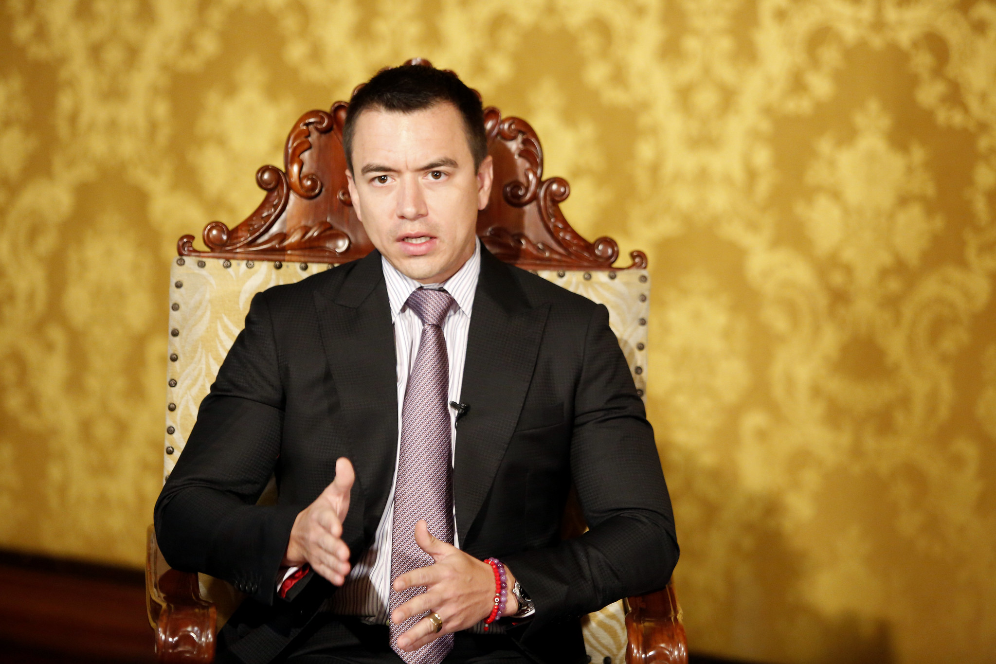Daniel Noboa, presidente de Ecuador. Foto: Presidencia de Ecuador.