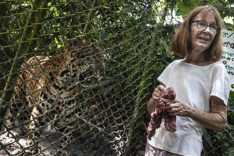 Perú 2 - Gudrun Sperrer asistenta social fundadora de Pilpintuwasi - Foto Max Cabello