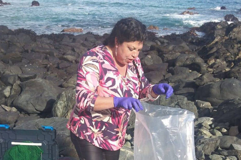 Susana Galleguillos, primera mujer elegida como Alcaldesa de Mar, en representación de Caleta Talca, Chile. Foto: cortesía Susana Galleguillos