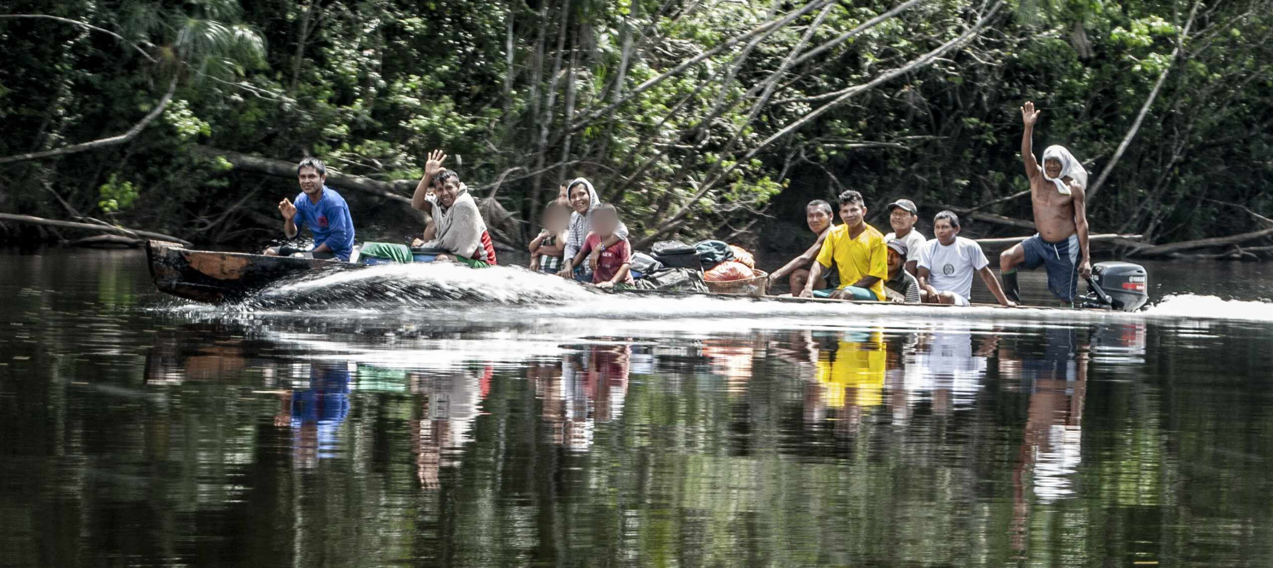 Los territorios de la Amazonía que buscan transformarse a Entidades Territoriales Indígenas representan el 13 % del territorio de Colombia. Foto: cortesía Mauricio Romero / GAIA Amazonas