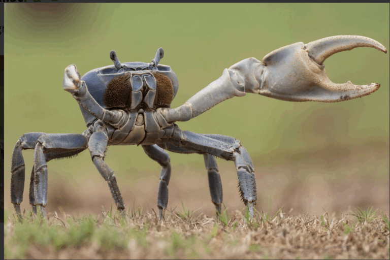El cangrejo azul es una especie clave para mantener la salud de los manglares. Foto: cortesía INaturalist