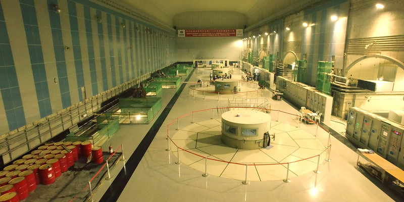 Foto del 2016 que muestra el centro de generación del proyecto hidroeléctrico Coca Codo Sinclair. Foto: Cortesía Ministerio de Ambiente y Energía