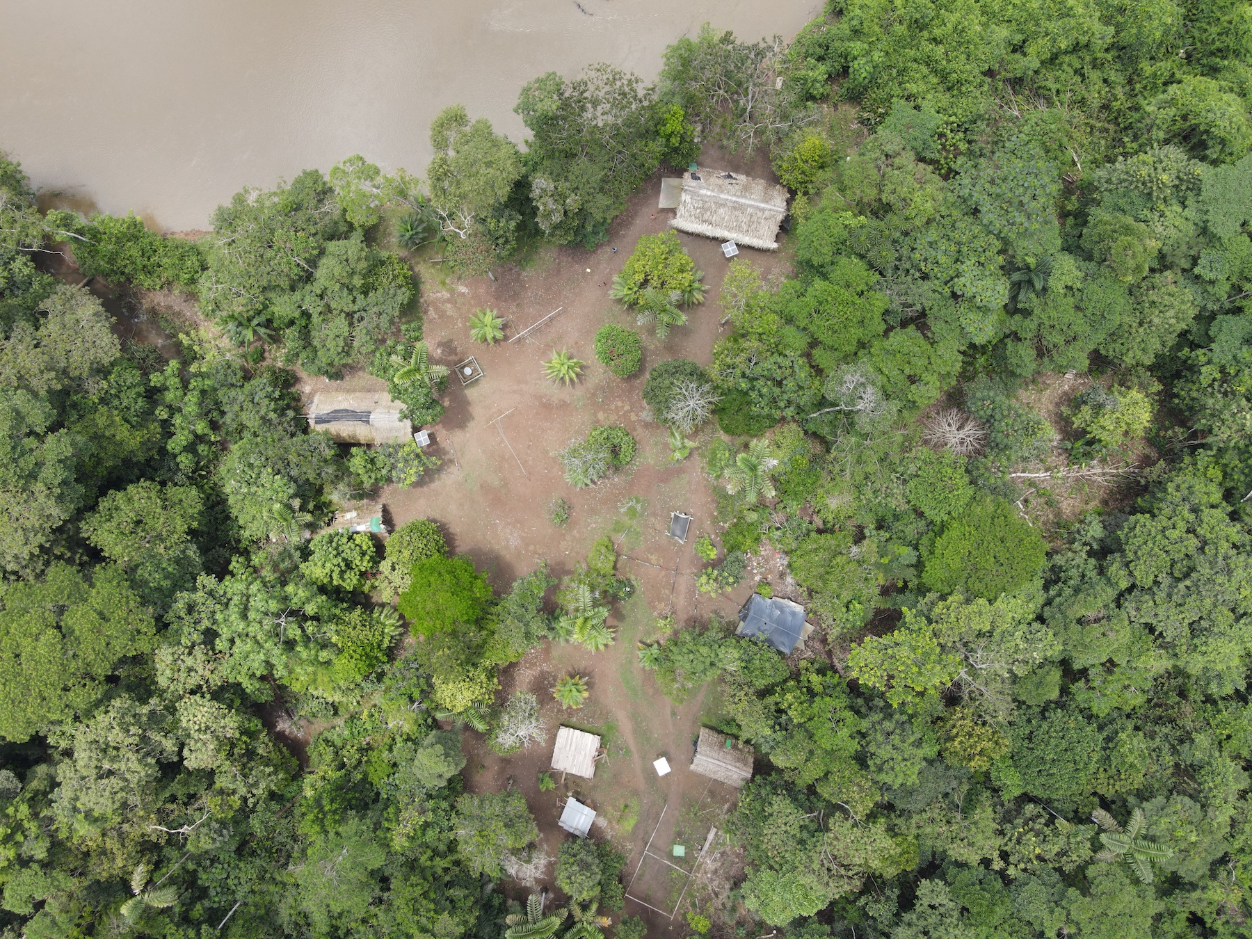 Parte del territorio ancestral waorani se ubica en la cuenca del río Curaray. Foto: cortesía Laboratorio de Ecología Acuática de la Universidad San Francisco de Quito