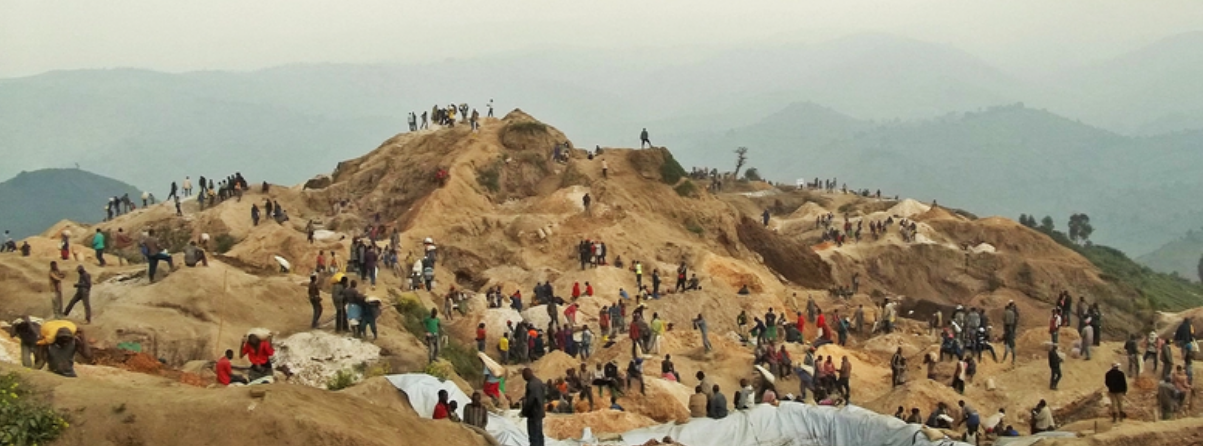 Une vue d’une mine à ciel ouvert au Nord Kivu/RDC. Image de Global Witness
