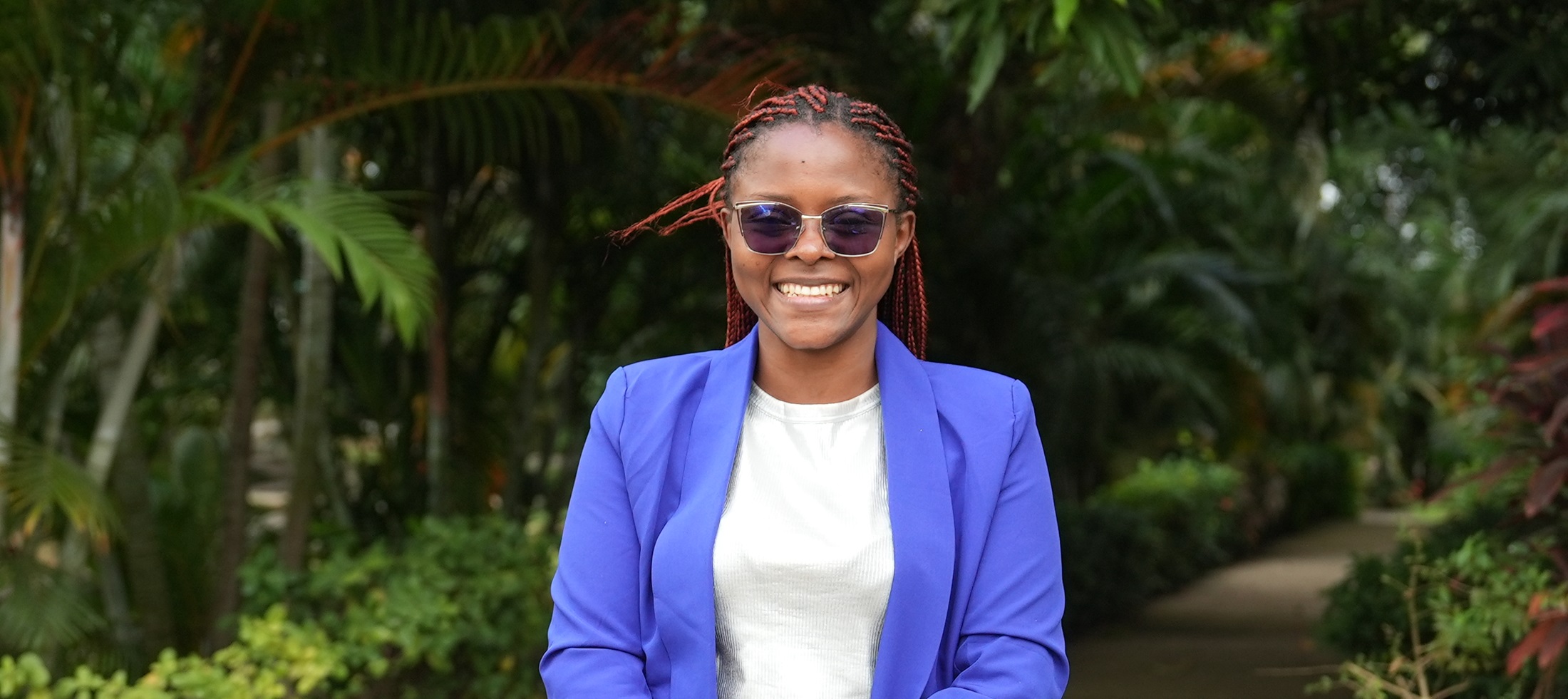Stella Tchoukep, chargée de la campagne forêt chez Greenpeace Afrique. Image de de Thomas-Diego Badia pour Mongabay.