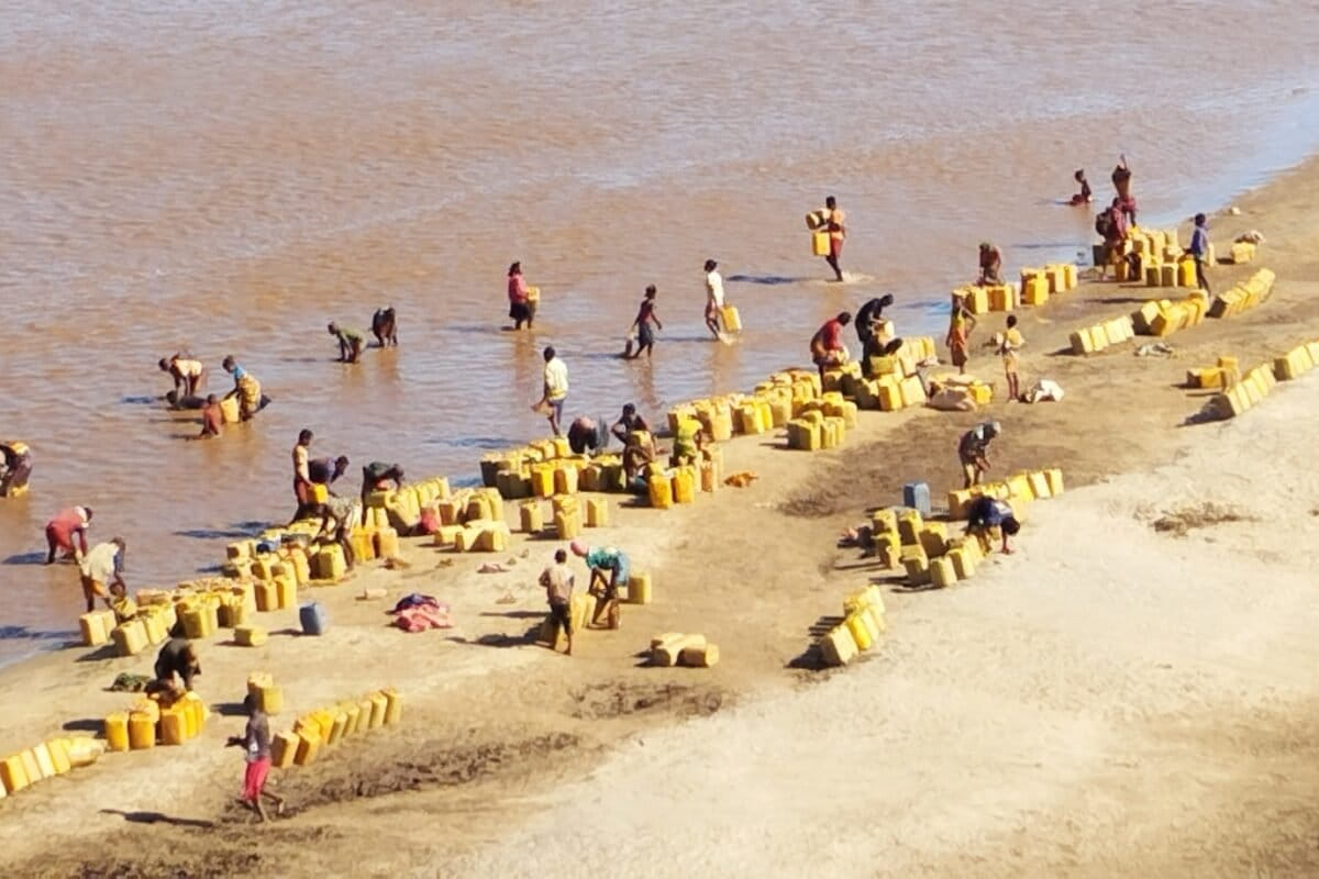Effets des sécheresses associées au phénomène de tiomena dans l'Androy, au sud de Madagascar. Image de Rivonala Razafison prise en novembre 2023.