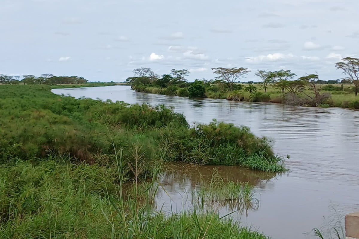 La rivière Lufira (amont) à Kyubo, en RDC. Image de Didier Makal pour Mongabay.