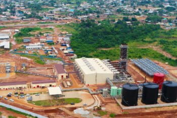 La centrale thermique de Maria-Gléta 2 dans la commune d’Abomey-Calavi au Bénin. Image de Présidence de la République du Bénin.